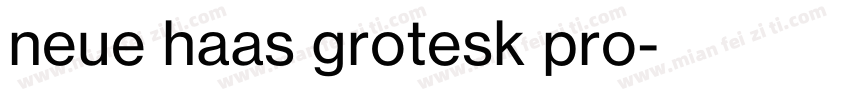 neue haas grotesk pro字体转换
